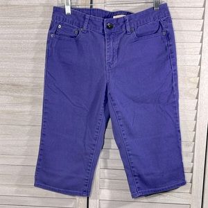 DKNY JEANS Cropped Purple Jeans-8